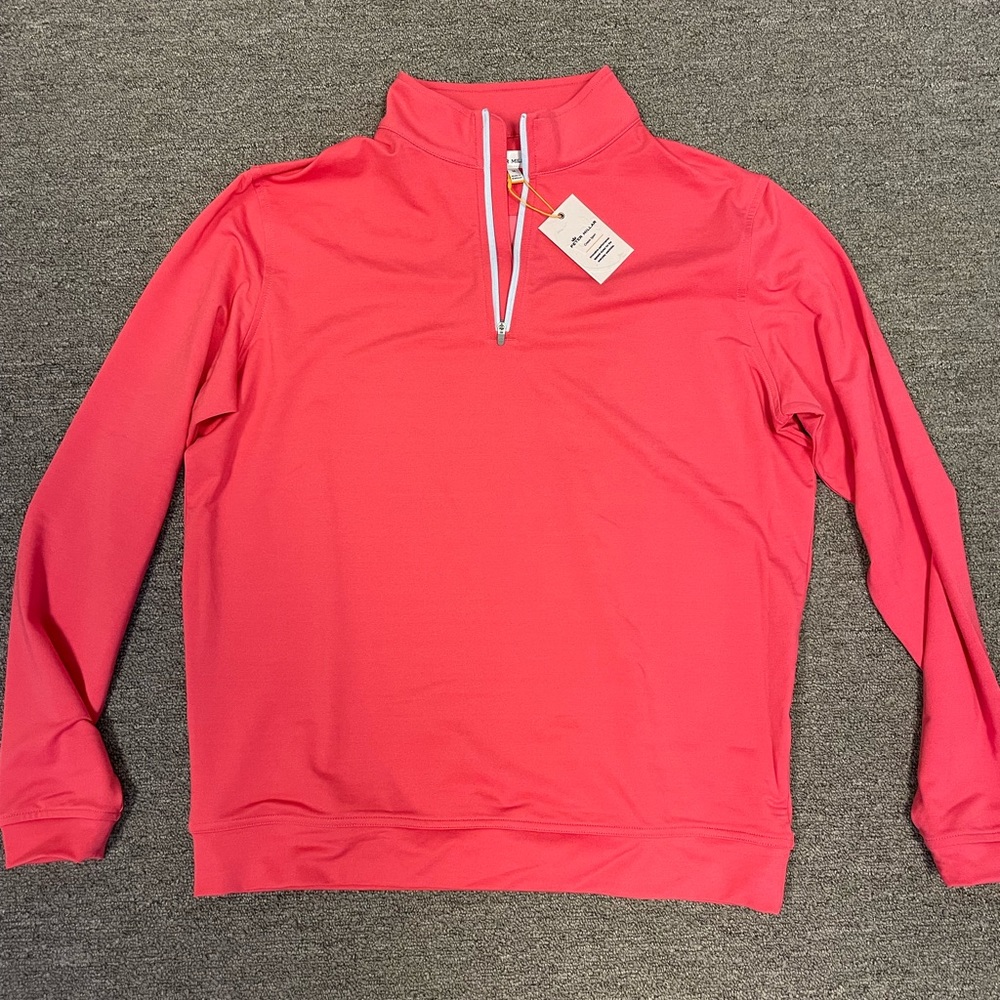 NWT Peter Millar Perth Pullover Quater Zip